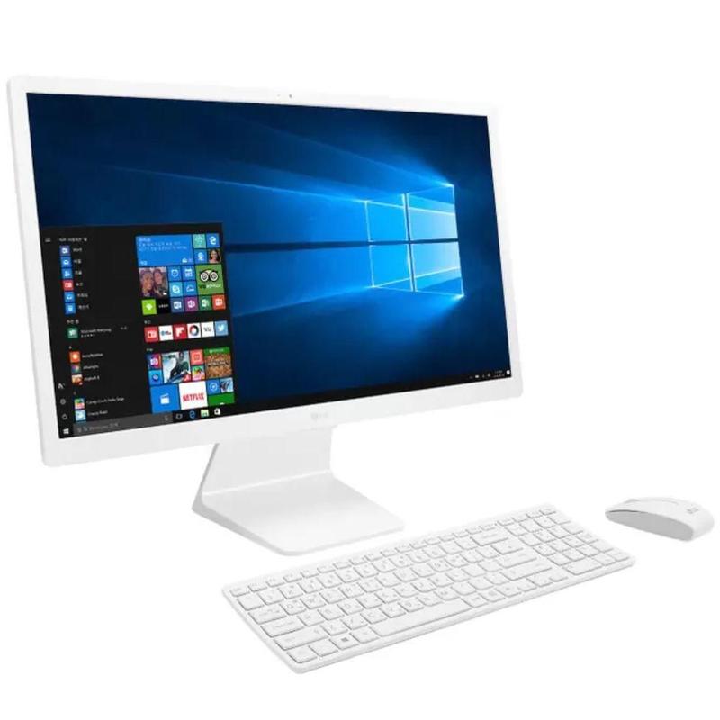 Computador All In One LG 23.8 I5-10210U 8GB 1TB W10H 24V50N Branco